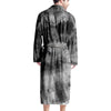 Black Tie Dye Men's Robe-grizzshop