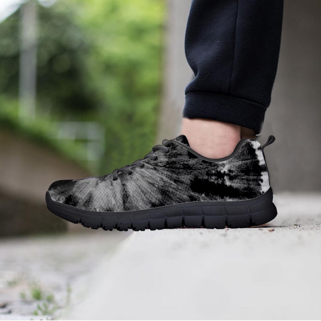 Black Tie Dye Men's Sneakers-grizzshop