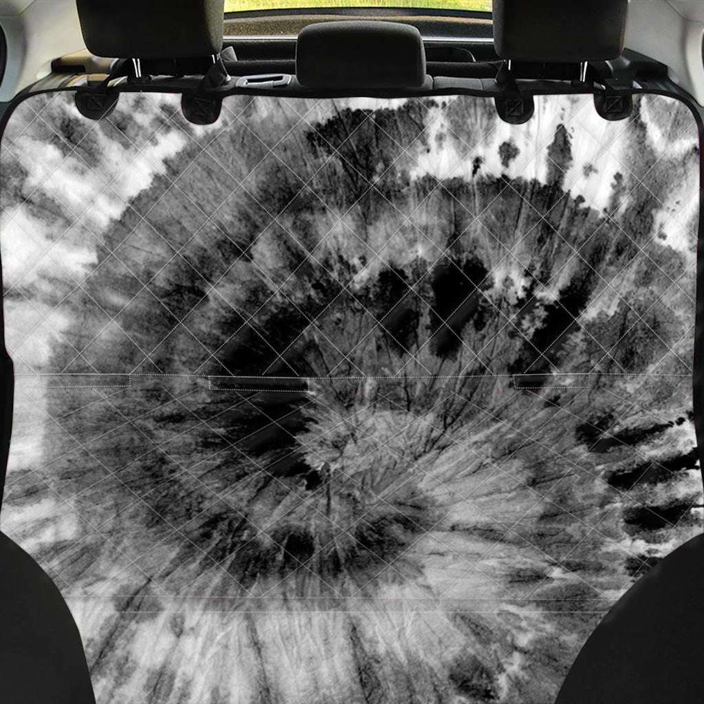 Black Tie Dye Pet Car Seat Cover-grizzshop