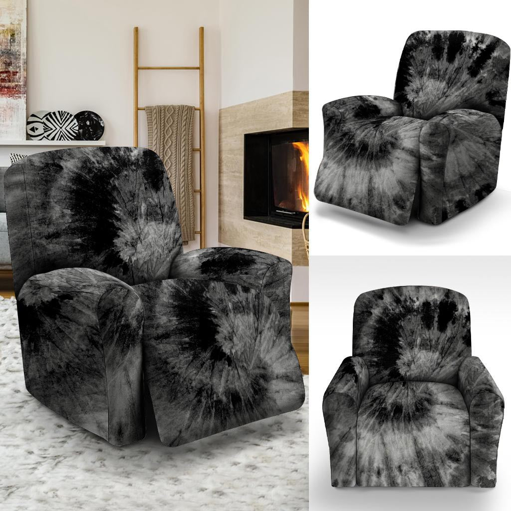 Black Tie Dye Recliner Cover-grizzshop