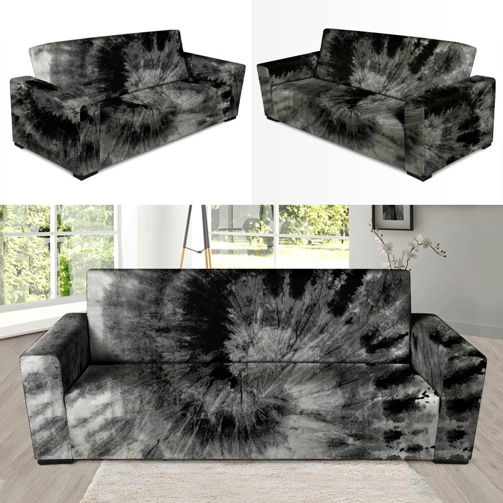 Black Tie Dye Sofa Cover-grizzshop