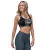 Black Tie Dye Sports Bra-grizzshop