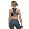 Black Tie Dye Sports Bra-grizzshop