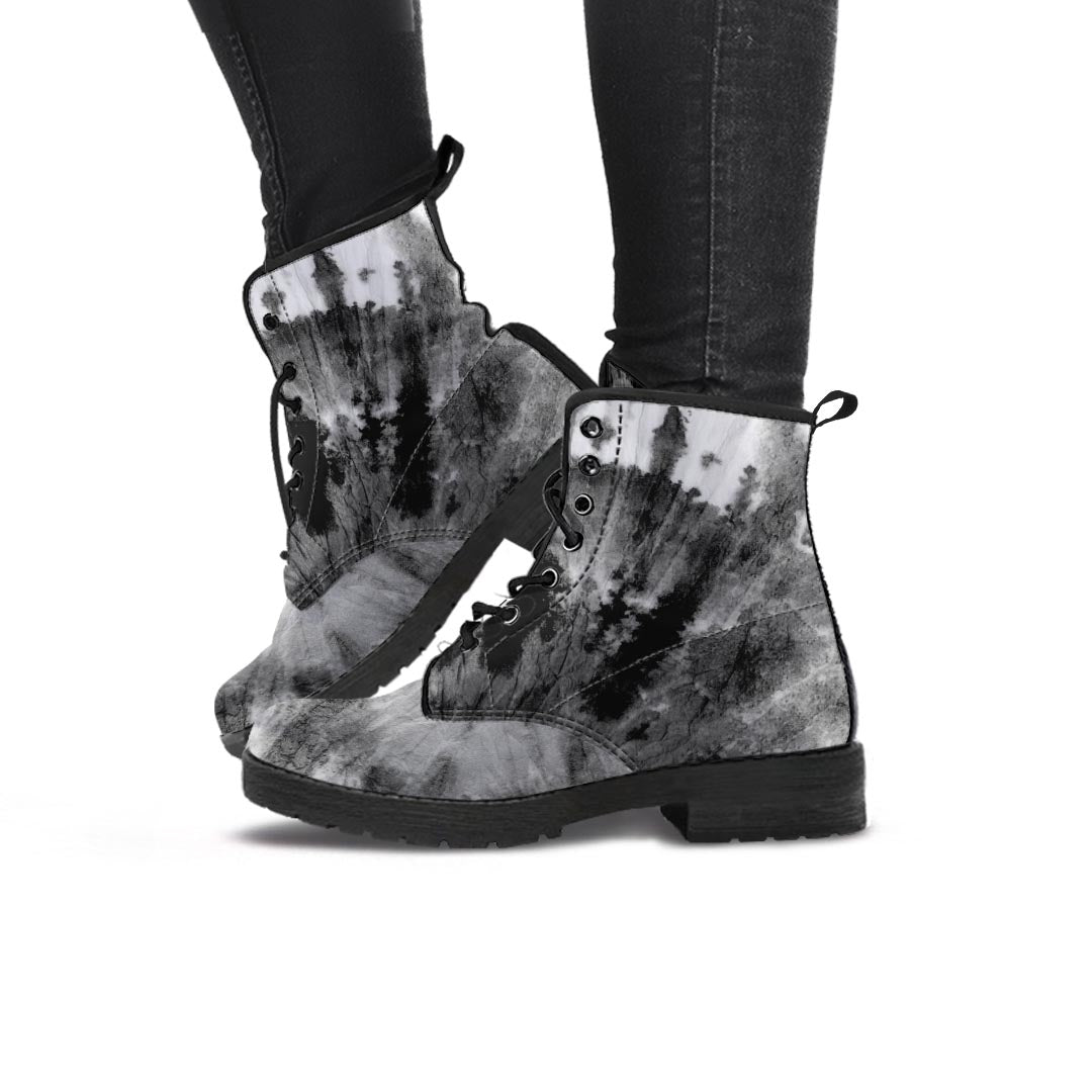 Black Tie Dye Women's Boots-grizzshop