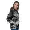 Black Tie Dye Women's Hoodie-grizzshop