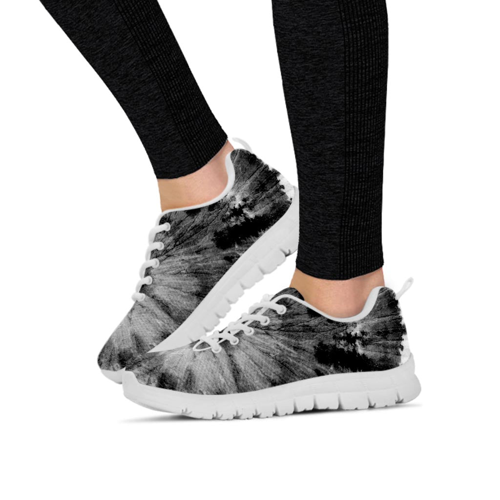 Black Tie Dye Women's Sneakers-grizzshop