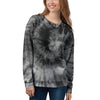 Black Tie Dye Women's Sweatshirt-grizzshop