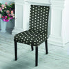 Black Tiny Polka Dot Chair Cover-grizzshop