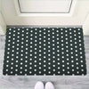 Black Tiny Polka Dot Door Mat-grizzshop