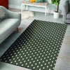 Black Tiny Polka Dot Floor Mat-grizzshop