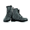 Black Tiny Polka Dot Men's Boots-grizzshop