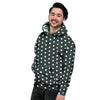 Black Tiny Polka Dot Men's Hoodie-grizzshop