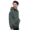 Black Tiny Polka Dot Men's Hoodie-grizzshop