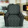 Black Tiny Polka Dot Recliner Cover-grizzshop