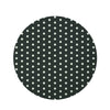 Black Tiny Polka Dot Round Rug-grizzshop