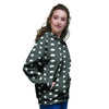 Black Tiny Polka Dot Women's Hoodie-grizzshop