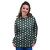 Black Tiny Polka Dot Women's Hoodie-grizzshop