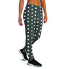 Black Tiny Polka Dot Women's Joggers-grizzshop