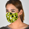 Black White Duck Mallard Pattern Prin Face Mask-grizzshop