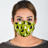 Black White Duck Mallard Pattern Prin Face Mask-grizzshop