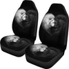 Black White Universal Fit Car Seat Covers-grizzshop