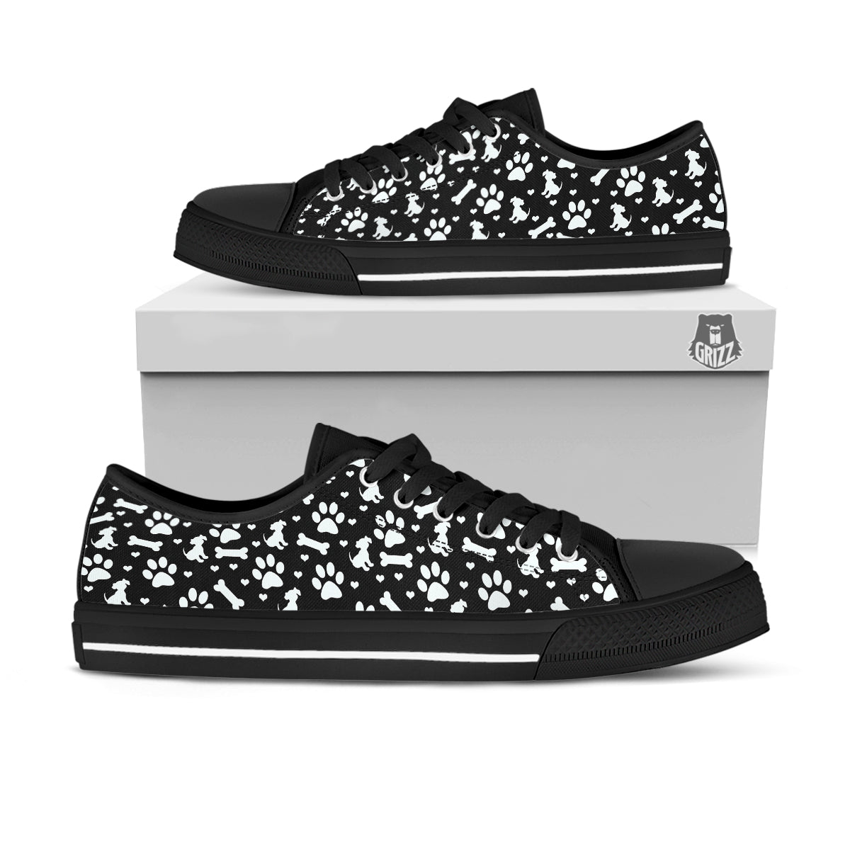 Dog paw deals print shoes