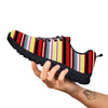 Blanket Stripe Tribal Serape Print Pattern Black Sneaker-grizzshop