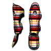 Blanket Stripe Tribal Serape Print Pattern Muay Thai Shin Guards-grizzshop