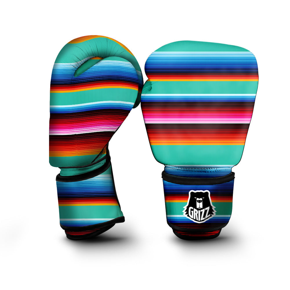 Blanket Stripes Cinco De Mayo Print Boxing Gloves-grizzshop