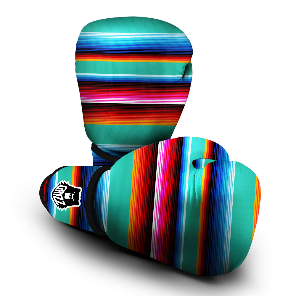 Blanket Stripes Cinco De Mayo Print Boxing Gloves-grizzshop