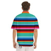 Blanket Stripes Cinco De Mayo Print Men's Short Sleeve Shirts-grizzshop