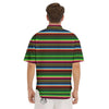 Blanket Tribal Mexican Print Pattern Men's Short Sleeve Shirts-grizzshop