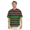 Blanket Tribal Mexican Print Pattern Men's Short Sleeve Shirts-grizzshop