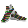 Blanket Tribal Mexican Print Pattern White Athletic Shoes-grizzshop