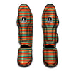 Blanket Tribal Serape Print Pattern Muay Thai Shin Guards-grizzshop