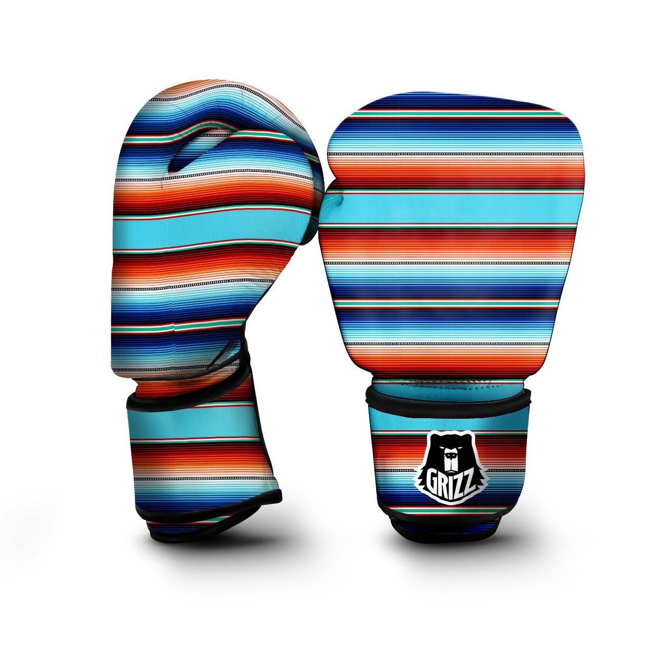 Blanket Mexican Vintage Print Pattern Boxing Gloves-grizzshop