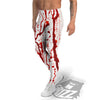 Blood Drip Print Men's Leggings-grizzshop