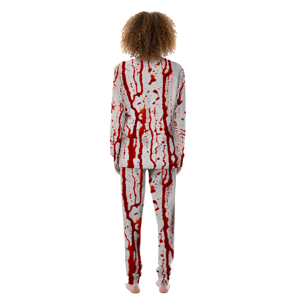 Blood Drip Print Women's Pajamas-grizzshop