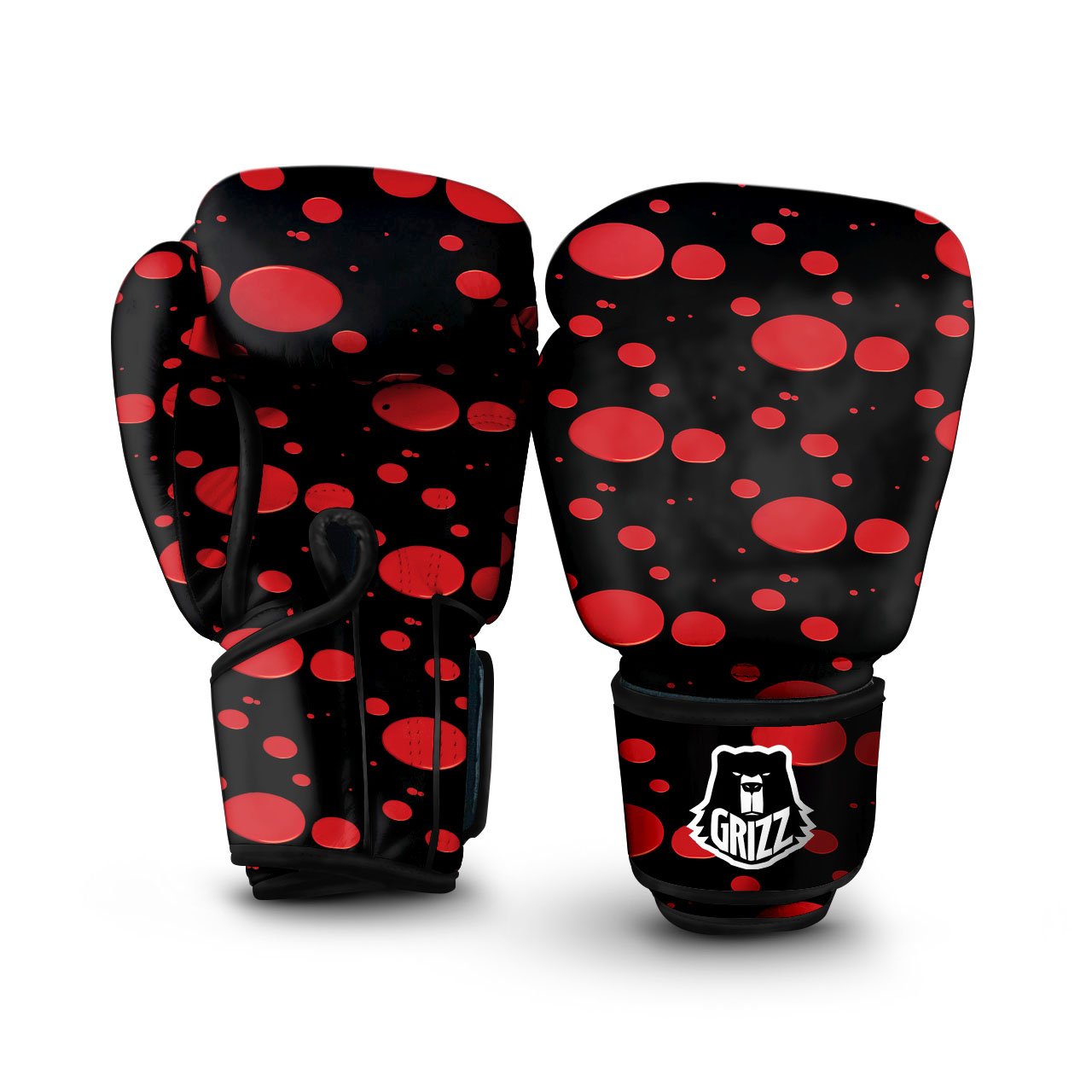 Blood Drop Red Print Pattern Boxing Gloves-grizzshop