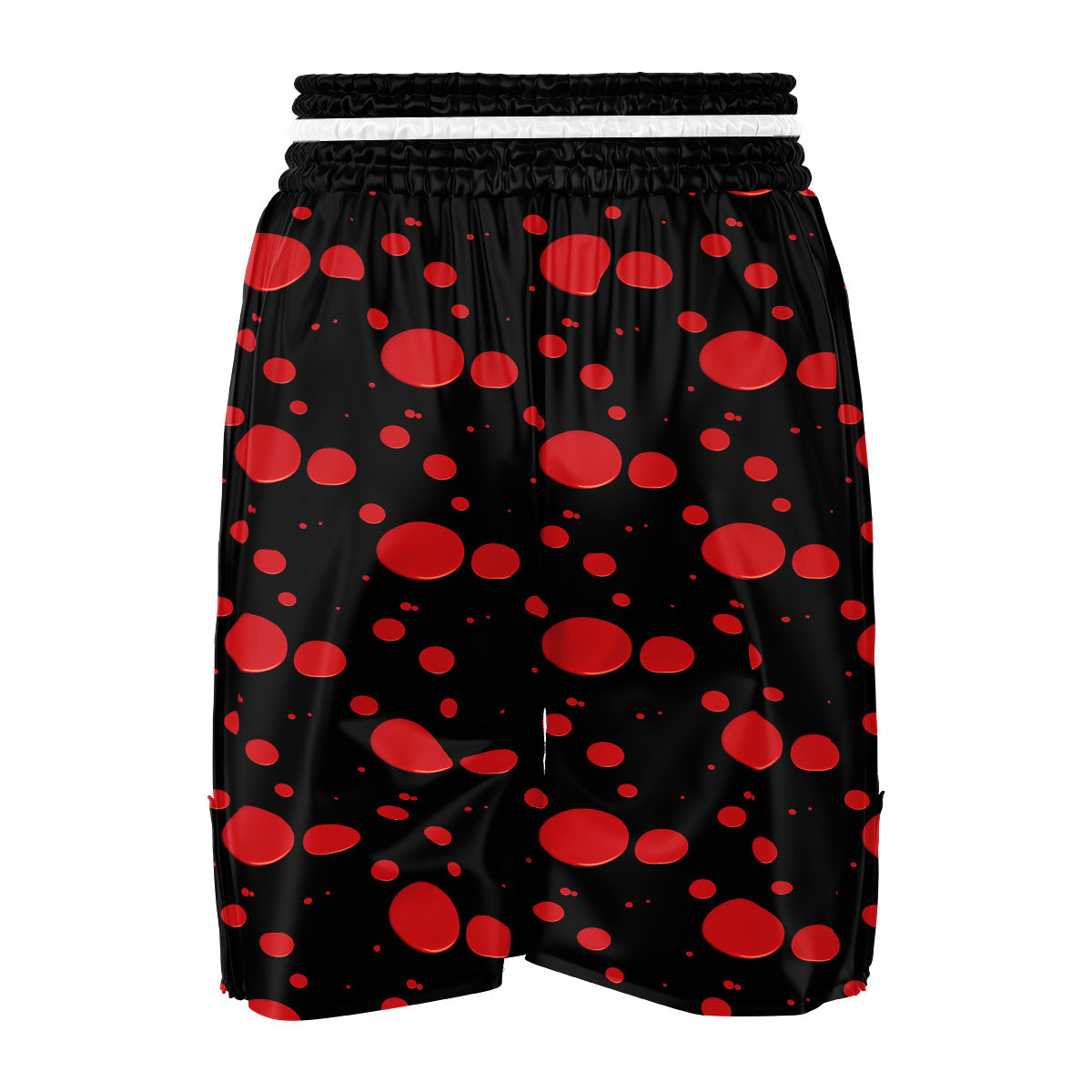Blood Drop Red Print Pattern Boxing Shorts-grizzshop