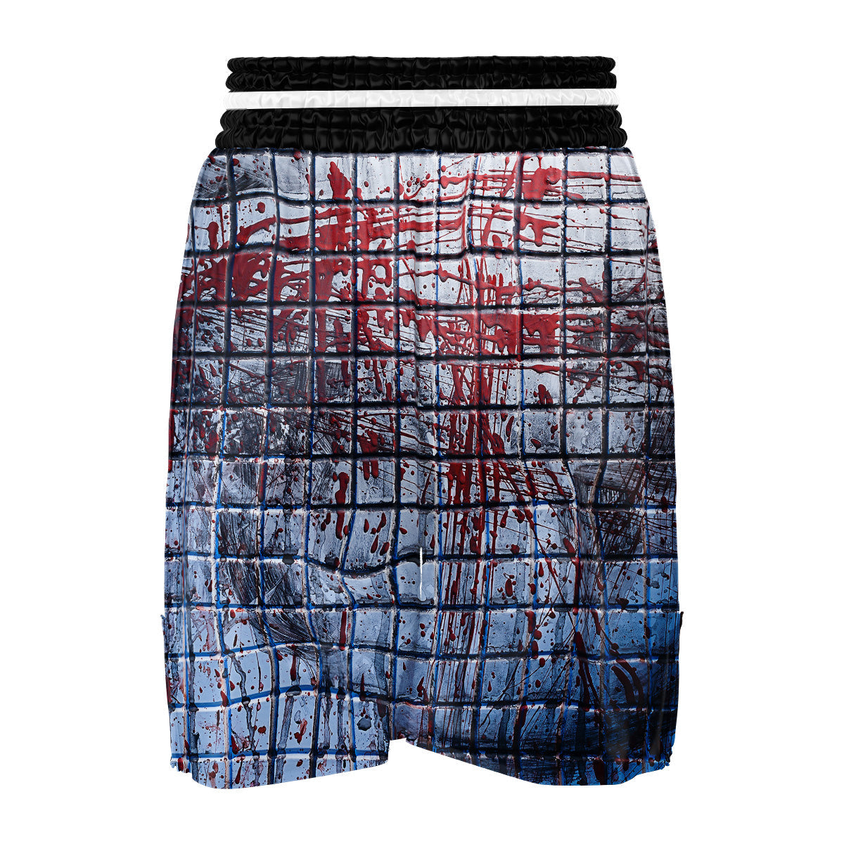Blood Room Bloody Print Boxing Shorts-grizzshop
