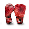 Blood Stains Red Print Boxing Gloves-grizzshop