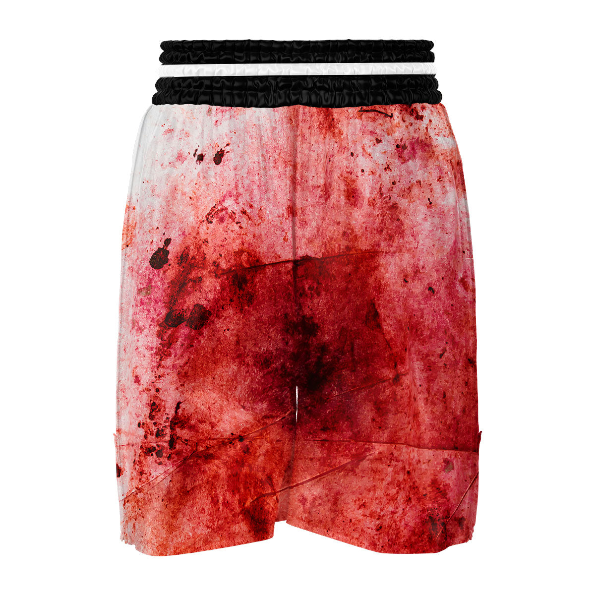 Blood Stains Red Print Boxing Shorts-grizzshop