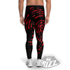 Bloody Finger Red Print Men's Leggings-grizzshop