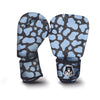 Blue And Black Cow Print Boxing Gloves-grizzshop