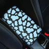 Blue And Black Cow Print Car Console Cover-grizzshop