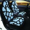 Blue And Black Cow Print Car Seat Covers-grizzshop