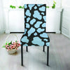 Blue And Black Cow Print Chair Cover-grizzshop