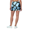 Blue And Black Cow Print Mini Skirt-grizzshop