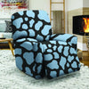 Blue And Black Cow Print Recliner Cover-grizzshop